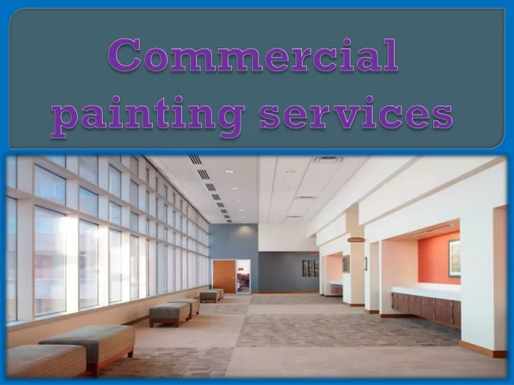 commercial painting services