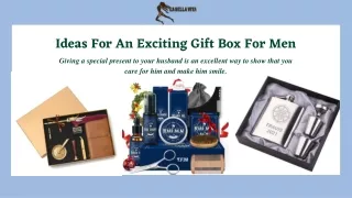 Ideas For An Exciting Gift Box For Men
