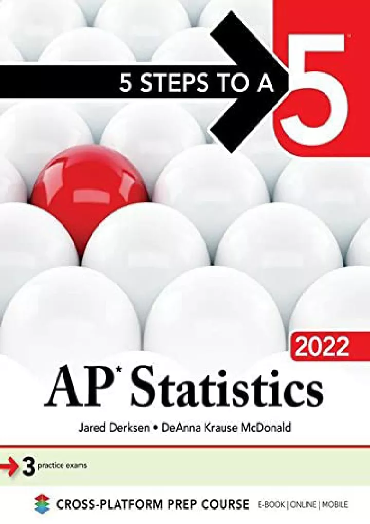 PPT 5 Steps to a 5 AP Statistics 2022 PowerPoint Presentation, free