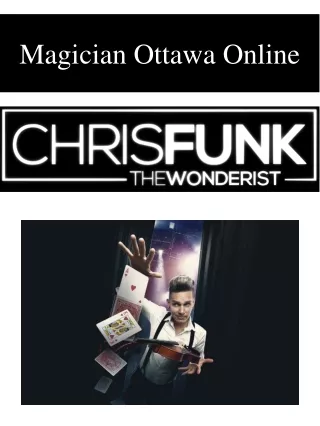 Magician Ottawa Online