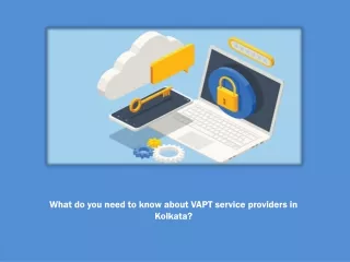What do you need to know about VAPT service providers in Kolkata?