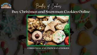 Buy Christmas and Snowman Cookies Online