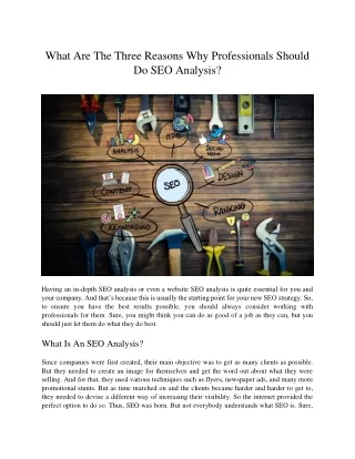 what are the three reasons why professionals