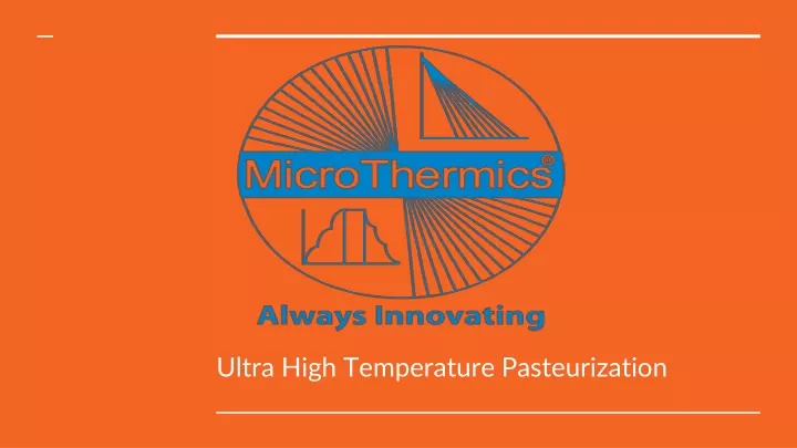 ultra high temperature pasteurization