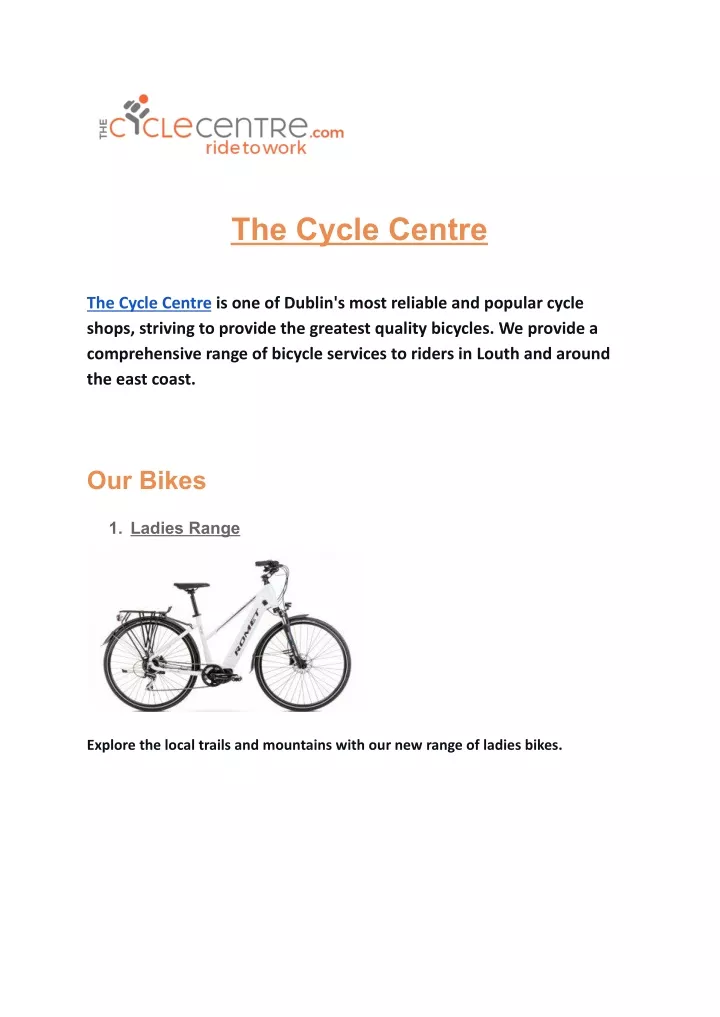 the cycle centre