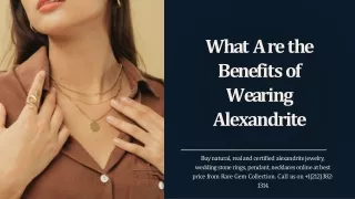 What Are the Benefits of Wearing Alexandrite