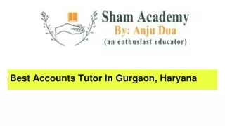 Best Accounts Tutor In Gurgaon, Haryana