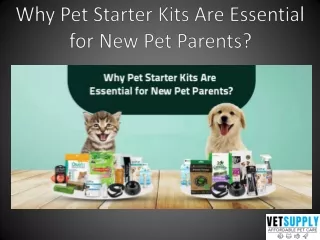 why pet starter kits are essential