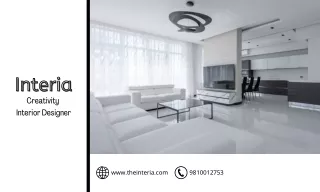 Interia For Top Creativity Interior Designers in Gurgaon