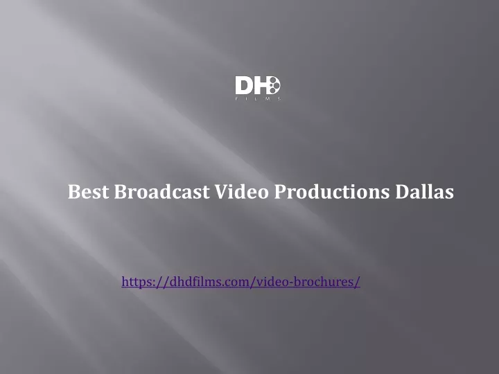 best broadcast video productions dallas