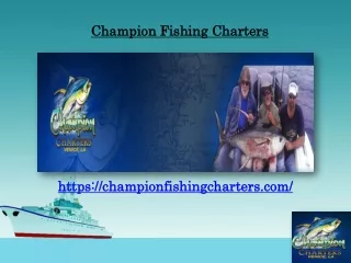 champion fishing charters