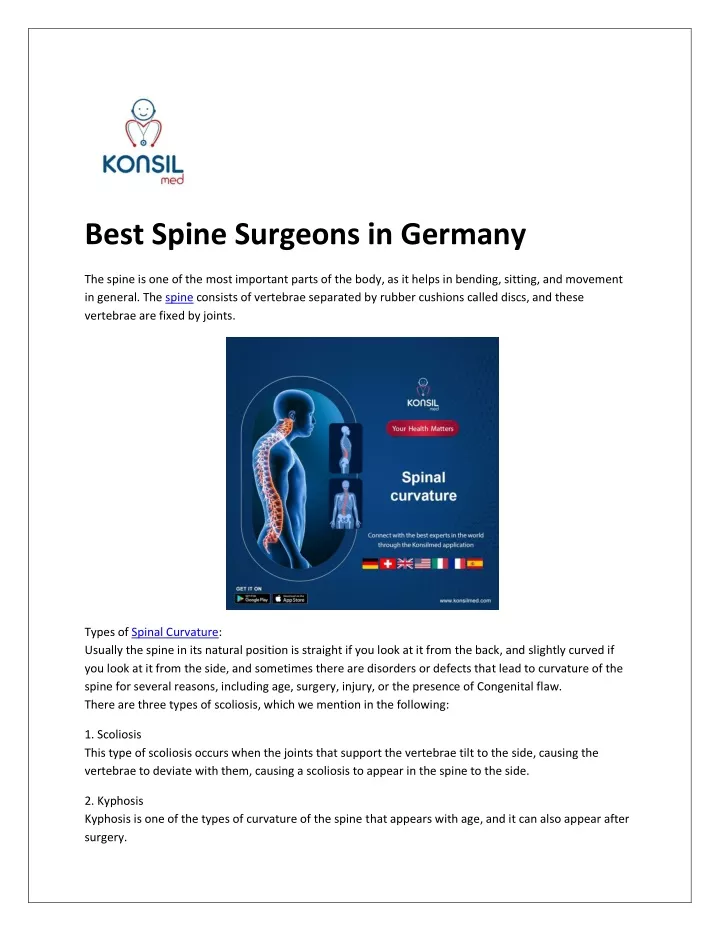 best spine surgeons in germany