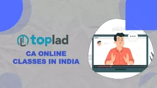 CA online classes in India