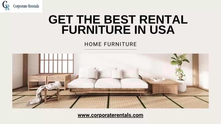 get the best rental furniture in usa