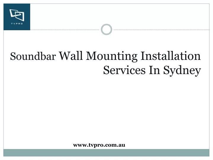 soundbar wall mounting installation services in sydney