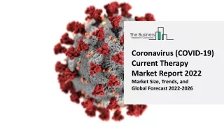 coronavirus covid 19 current therapy market