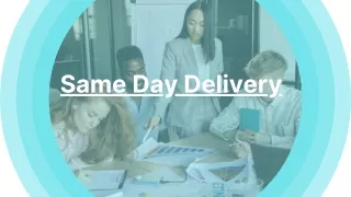same day delivery