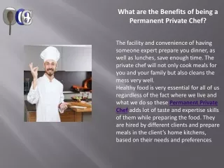 what are the benefits of being a permanent