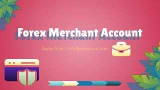 forex merchant account