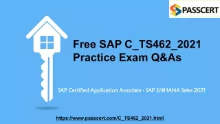 free sap c ts462 2021 practice exam q as