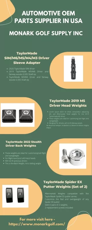 automotive oem parts supplier in usa