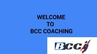 welcome to bcc coaching