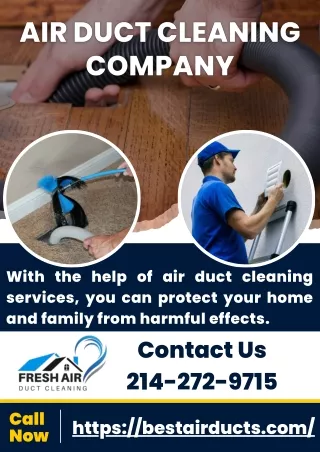 Air Duct Cleaning Company | Best Duct Cleaning Experts | Fresh Air Duct Cleaning
