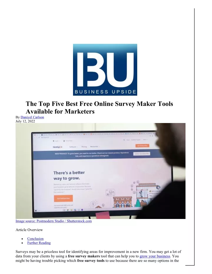 the top five best free online survey maker tools