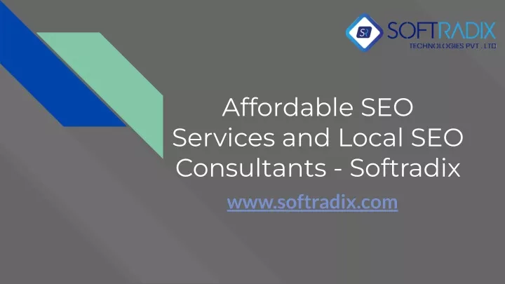 affordable seo services and local seo consultants