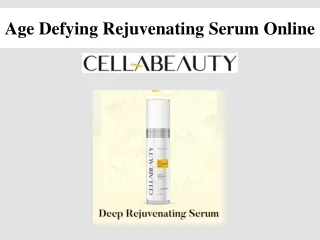 Age Defying Rejuvenating Serum Online