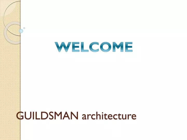 guildsman architecture