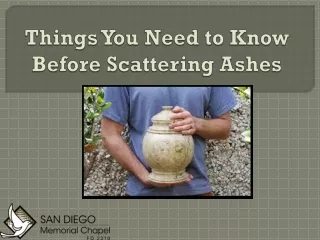 things you need to know before scattering ashes