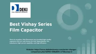 Best Vishay Series Film Capacitor