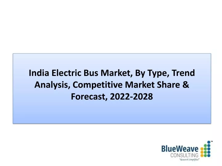 india electric bus market by type trend analysis