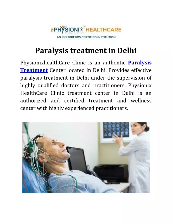 paralysis treatment in delhi