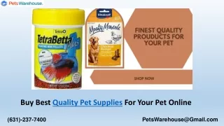buy best quality pet supplies for your pet online