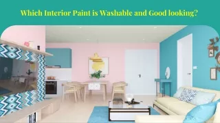washable interior paints
