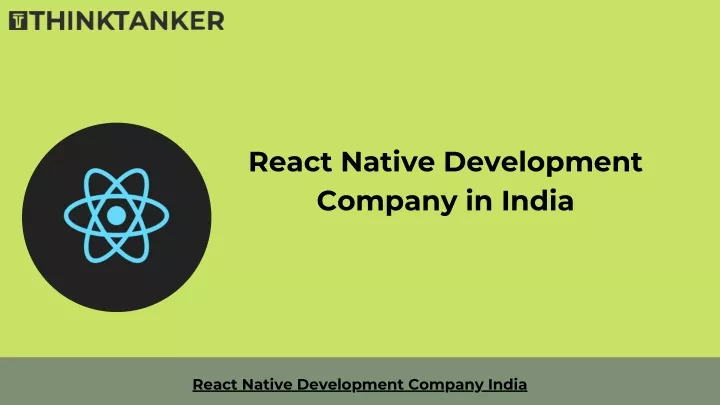 react native development company in india