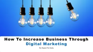 How To Increase Business Through Digital Marketing
