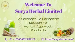 Ayurvedic products manufacturers in Noida India
