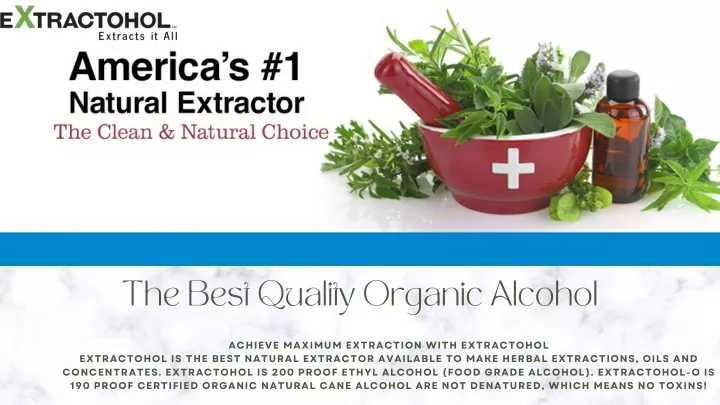 the best quality organic alcohol