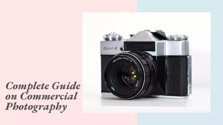 complete guide on commercial photography