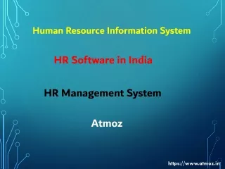 HR Software in India | HR Tech | Atmoz