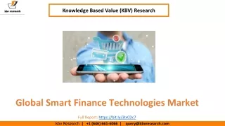 Global Smart Finance Technologies Market size to reach USD 622.6 Million by 2028