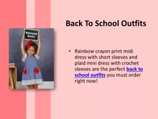 back to school outfits
