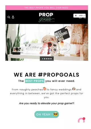 Premium Photo Booth Props