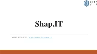 shap it