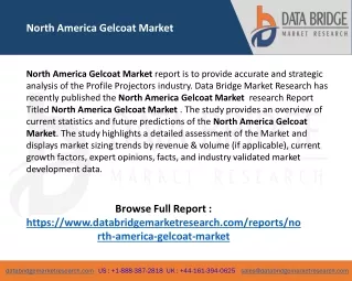 north america gelcoat market