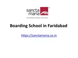 Boarding School in Faridabad
