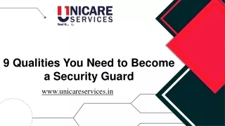 9 qualities you need to become a security guard